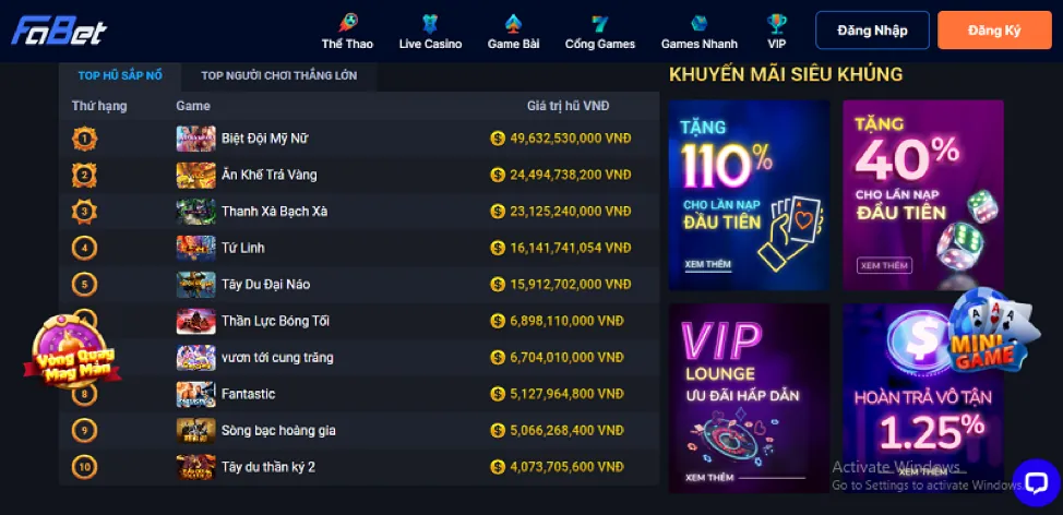 Truy cập trang chủ 9win Code với giao diện thân thiện